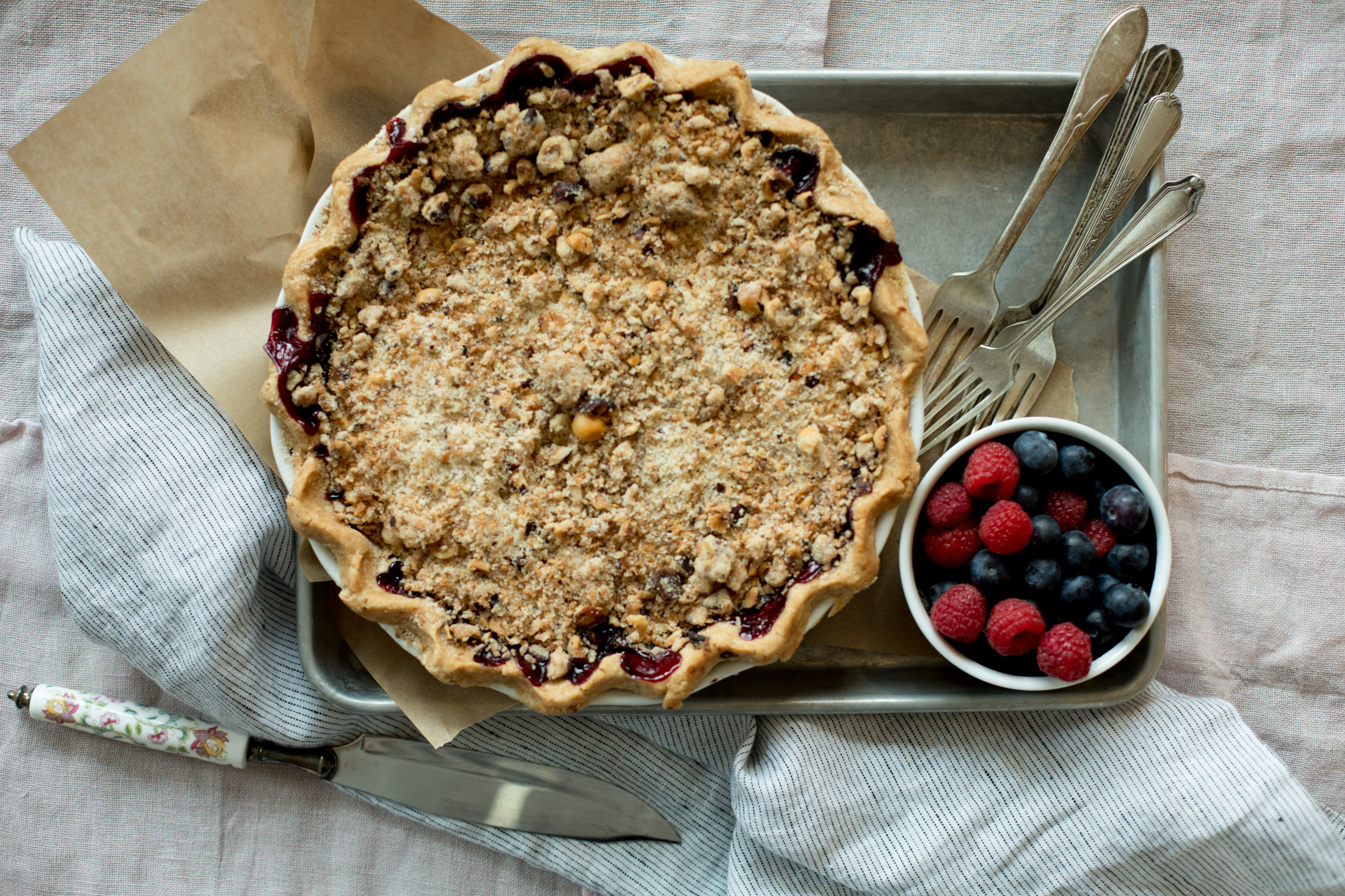 Bumbleberry Pie with Instant Lattice Crust – A Dash of Soul